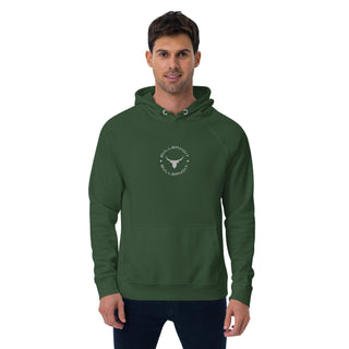 Buy bottle-green Unisex eco raglan hoodie