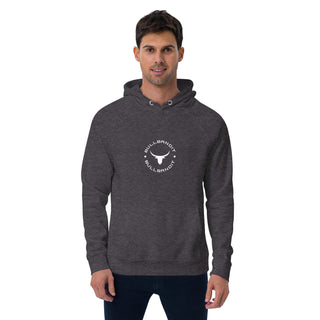 Buy charcoal-melange Unisex eco raglan hoodie