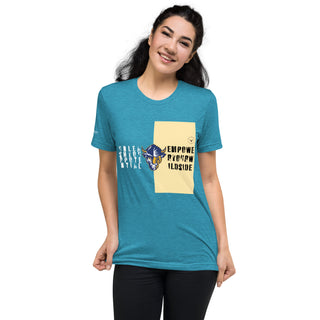 Buy aqua-triblend Short sleeve t-shirt