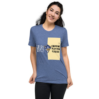 Buy blue-triblend Short sleeve t-shirt