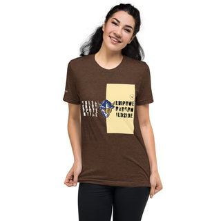 Buy brown-triblend Short sleeve t-shirt